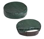 Ligbedhoes Groen ø236cm (Tuinmeubelhoezen, Tafels-Stoelen), Tuin en Terras, Tuintafels, Verzenden, Nieuw
