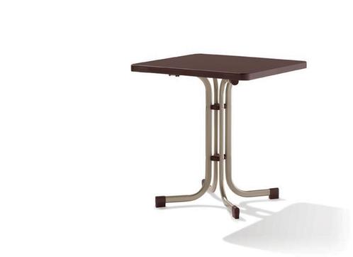 Sieger Boulevard klaptafels staalbuis/Mecalit Pro 70 cm tot, Tuin en Terras, Tuintafels, Ophalen of Verzenden