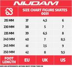 Nijdam Kunstschaats - Hardboot Maat 40 - Wit/Zilver/Fuchsia, Sport en Fitness, Schaatsen, Ophalen of Verzenden, Nieuw, Nijdam