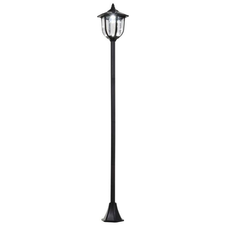 TRUUSK Solar LED Tuinlantaarn - 30/60 Lumen - Kunststof - Zw, Tuin en Terras, Tuintafels, Nieuw, Verzenden