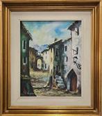 Enrique Manglano (1941) - Sombras en la aldea, Antiek en Kunst