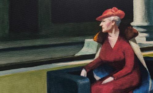 Edward Hopper (1882-1967) (after) - Hotel Window, 1955 -, Antiek en Kunst, Curiosa en Brocante