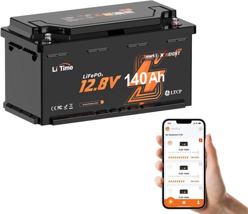 LiTime LiFePO4 accu 50Ah tot 400Ah - nu met 5% actiekorting, Caravans en Kamperen, Camper-accessoires, Nieuw, Verzenden