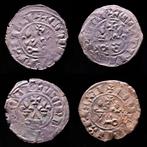 Frankrijk. Philippe IV (1285-1314). Lot comprising 4
