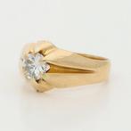 Ring - 18 karaat Geel goud - 0.60ct. tw. Diamant, Sieraden, Tassen en Uiterlijk, Ringen, Nieuw