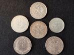 Duitsland, Württemberg, Hamburg, Beieren. 5 and 3 Mark