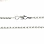 Zilveren rope ketting 50 cm 2 mm, Verzenden, Nieuw, Zilver