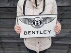 Vintage Cast Iron Bentley Sign - Reclamebord - Metaal