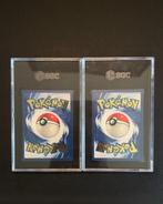Pokémon - 2 Graded card - Charizard, Pikachu First edition,, Nieuw