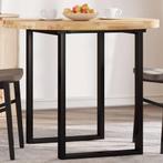 vidaXL Tafelblad rond Ø 90x4 cm massief acaciahout, Huis en Inrichting, Tafels | Eettafels, Verzenden, Nieuw