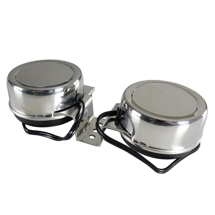 Elektrische scheepshoorn mini dubbel, Watersport en Boten, Navigatiemiddelen en Scheepselektronica, Nieuw, Ophalen of Verzenden