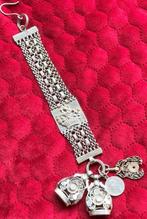 2e gehalte zilveren horlogeketting met zilveren cachets en, Antiek en Kunst