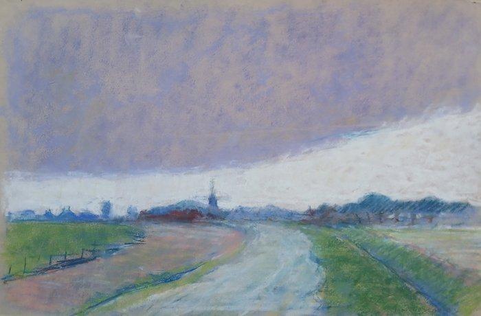 Maurice Seghers (1883-1959) - Polders nabij Knokke-Heist, Antiek en Kunst, Kunst | Schilderijen | Klassiek