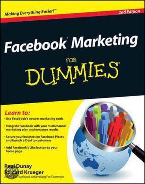 Boek Facebook Marketing For Dummies 9780470923245, Boeken, Overige Boeken, Zo goed als nieuw, Verzenden