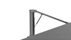 Beaufort premium zweefparasol 320x320 cm faded black, Ophalen of Verzenden, Nieuw