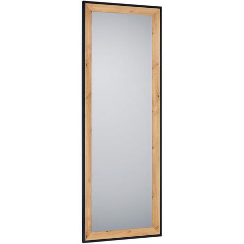 Spiegel - Trion Rado - Ingelijste Wandspiegel - Bruin Zwart, Huis en Inrichting, Woonaccessoires | Spiegels, Nieuw, Ophalen of Verzenden