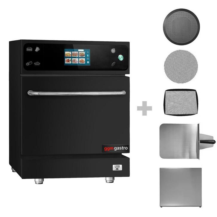 GGM Gastro | Sneloven - 3,5 kW - Zwart - incl. pizzaplaat, |, Zakelijke goederen, Horeca | Food, Verzenden
