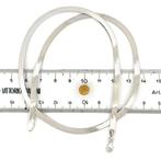 Handmade - Halsketting - Snake - 5.2 g - 18 karaat Witgoud, Nieuw