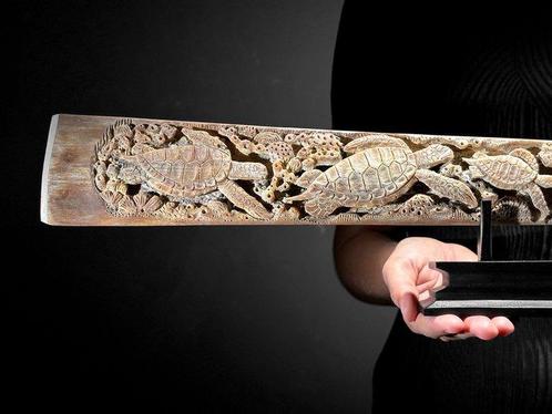 Geen minimumbedrag - Een groot handgesneden, Antiek en Kunst, Kunst | Designobjecten