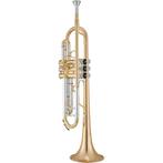 XO 1602-RLS4 122 mm (gelakt, goudmessing) Bb trompet met kof, Muziek en Instrumenten, Blaasinstrumenten | Trompetten, Nieuw, Verzenden