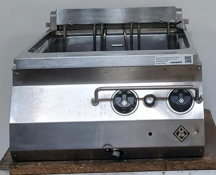 Occasion MKN dubbele electrische friteuse, Zakelijke goederen, Horeca | Keukenapparatuur, Gebruikt, Ophalen