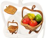 Leuke houten fruitschaal (opklapbaar), Ophalen of Verzenden, Nieuw