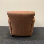 Tweedehands so True Fauteuil , bruin Alcantara (imitatie, Huis en Inrichting, Fauteuils, Ophalen of Verzenden, Gebruikt, Leer