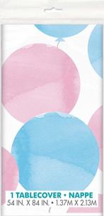Wegwerptafelkleed gender reveal - Tafelkleed - Tafeldecorati, Ophalen of Verzenden, Nieuw