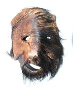 Ongewone oude leren masker Magar-sjamaan 23,5 cm Himalaya -