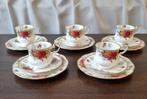 Rosina China Co. Ltd - Koffie- en theeservies (15) -, Antiek en Kunst, Antiek | Meubels | Tafels