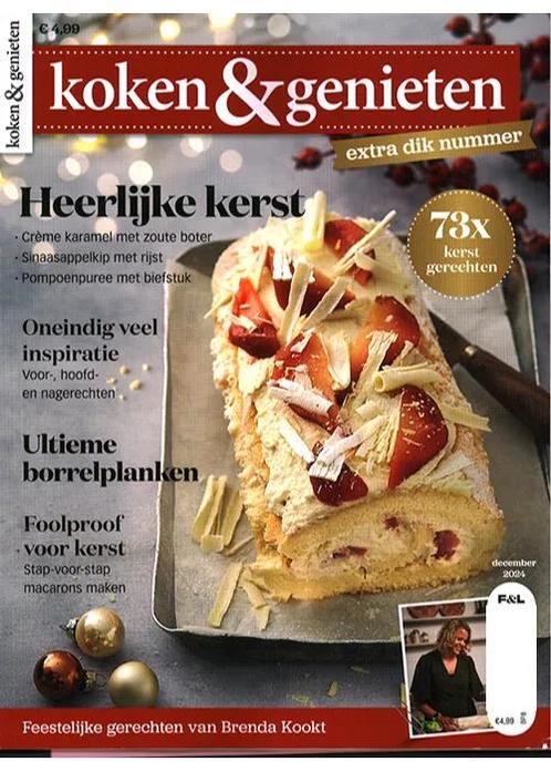 Koken &amp; Genieten - 12 2024, Boeken, Tijdschriften en Kranten, Lichaam en Geest, Nieuw, Verzenden