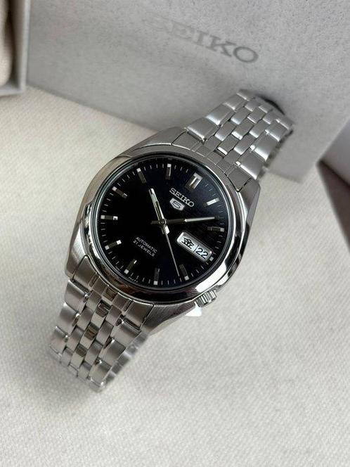 Seiko - Seiko 5 Automatic Day-Date - Zonder Minimumprijs -, Sieraden, Tassen en Uiterlijk, Horloges | Heren