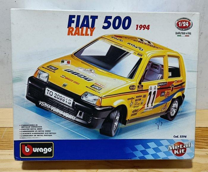 Bburago 1:24 - Model sportwagen - Fiat 500 Rally 1994 -, Hobby en Vrije tijd, Modelauto's | 1:5 tot 1:12