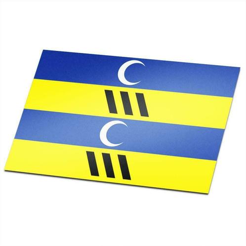 Gemeente vlag Ameland *Nieuw, Hobby en Vrije tijd, Stickers en Plaatjes, Nieuw, Ophalen of Verzenden