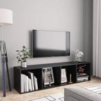 vidaXL Boekenkast/tv-meubel 143x30x36 cm zwart, Huis en Inrichting, Woonaccessoires | Wandplanken en Boekenplanken, Verzenden