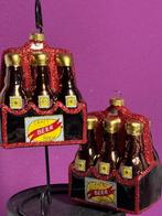 Engelse maker: 2x 6 pack bier als kerstornament, glas -, Nieuw