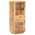 vidaXL Hoge kast 45x32x110 cm ruw mangohout, Huis en Inrichting, Kasten | Overige, Verzenden, Nieuw