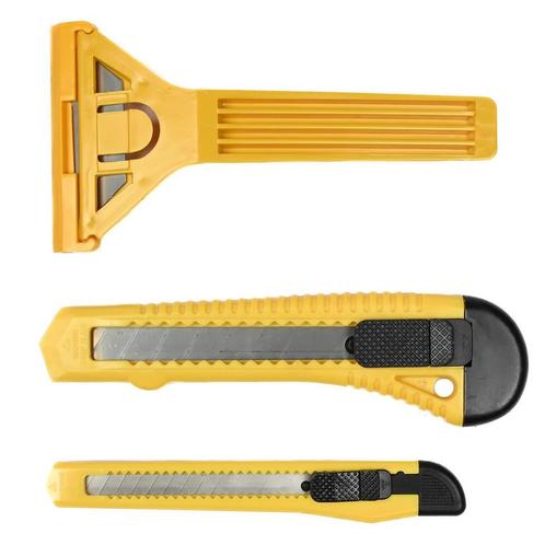 Benson 3-delige set glaskrabber en afbreekmessen - nauwke..., Doe-het-zelf en Verbouw, Gereedschap | Handgereedschap, Nieuw, Ophalen of Verzenden