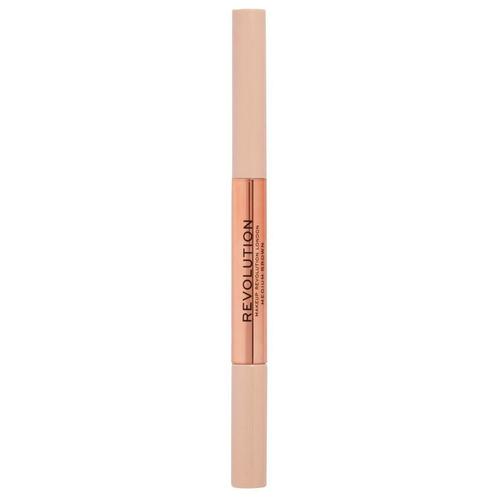 Revolution Fluffy Brow Filter Duo Medium Brown, Sieraden, Tassen en Uiterlijk, Uiterlijk | Cosmetica en Make-up, Nieuw, Verzenden