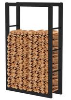 Haardhoutopslag - Design Houtrek - 125x80x25cm., Huis en Inrichting, Ophalen of Verzenden, Nieuw, Hout, Vrijstaand