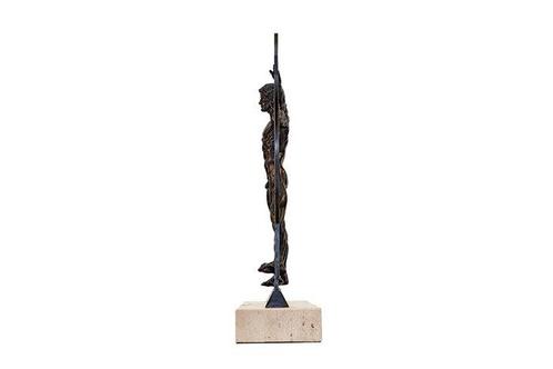 sculptuur, El hombre de Vitruvio- 7,6 kg - 42 cm - Brons,, Antiek en Kunst, Curiosa en Brocante