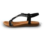 Sub55 Sandalen in maat 39 Zwart | 10% extra korting, Verzenden, Zwart, Sandalen of Muiltjes, Sub55