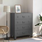 vidaXL Ladekast industrieel 78x40x93 cm metaal, Kinderen en Baby's, Kinderkamer | Commodes en Kasten, Verzenden, Nieuw