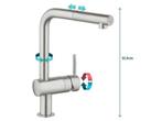 GROHE Minta Keukenkraan - L-uitloop - 360° draaibereik - Met, Verzenden, Zo goed als nieuw