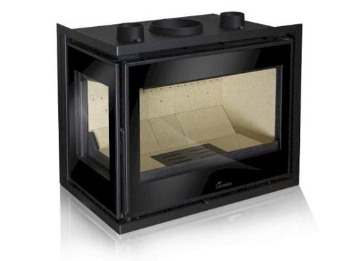 Inzethaard Houtgestookt 150 Mm Adour 600 Links Glas, Huis en Inrichting, Kachels, Verzenden