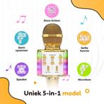 AyeKids 5-in-1 Karaoke Microfoon - Draadloos &amp; Bluetooth, Audio, Tv en Foto, Karaoke-apparatuur, Ophalen of Verzenden, Zo goed als nieuw