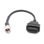 Yamaha 4-pins naar 16-pins OBD2 Verloopkabel – Motorfiets, Verzenden, Nieuw