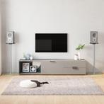 vidaXL Luidsprekerstandaards 2 st 1 pijler gehard glas, Muziek en Instrumenten, Standaards, Verzenden, Nieuw