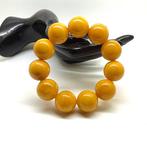 Exclusieve armband amber kralen 18,5 mm 38,4 g - Barnsteen -, Nieuw