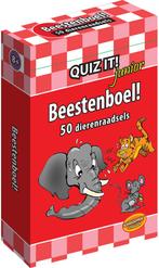 Quiz It - Junior Beestenboel | Schoolsupport - Educatieve, Kinderen en Baby's, Speelgoed | Educatief en Creatief, Nieuw, Verzenden